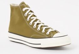 Converse Chuck 70-Hi sneaker van canvas - Mosgroen