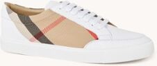 BURBERRY Salmond sneaker met kalfsleren details - Wit