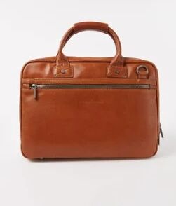 Castelijn & Beerens Firenze businesstas van leer met 15,6 inch laptopvak - Cognac