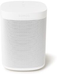 Sonos One smart speaker met Google Assistant stembediening - Wit