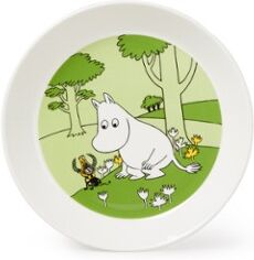 Arabia Moomin gebaksbordje 19 cm - Groen