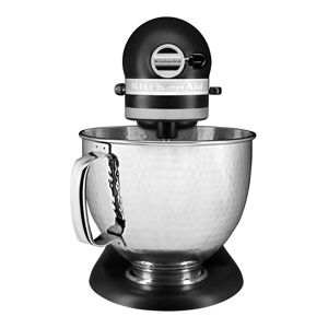 KitchenAid Artisan mixer-keukenrobot 4,8 liter 5KSM156HMEBM met Hammered mengkom - Onyx Zwart - Zwart