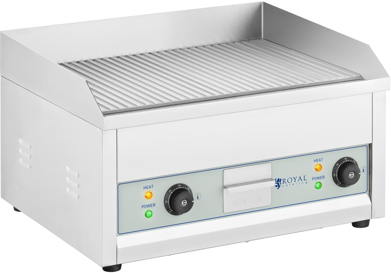 Royal Catering Dubbel - Elektrische grill - 600 x 400 mm - Royal Catering - 2 x 2500 W RCEG-60R