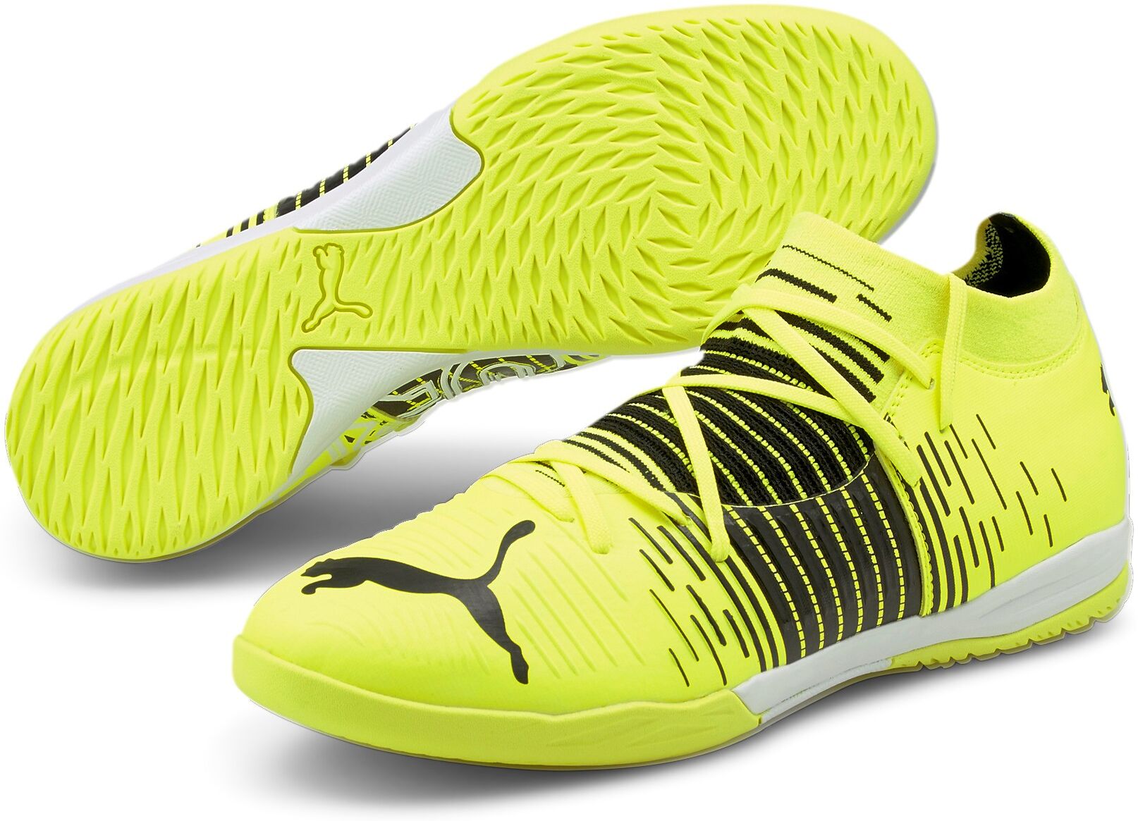 PUMA Future Z 3.1 IT Zaalvoetbalschoenen (IN) Geel Zwart - 42 ½