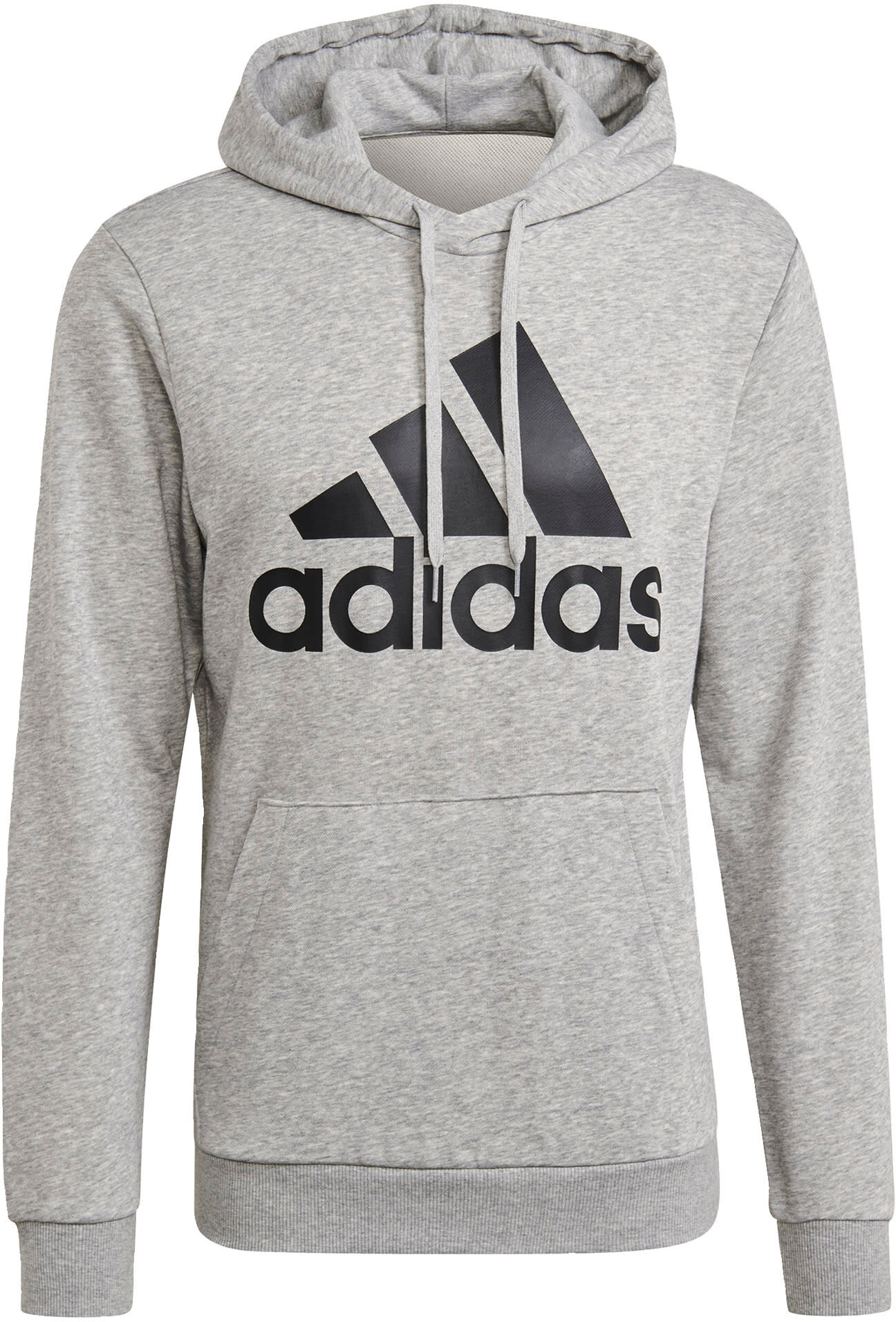 adidas Essentials Big Logo Hoodie Grijs Wit - XXXL