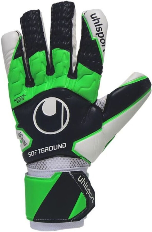 UHLSPORT SOFT HN COMPETITION Keepershandschoenen Zwart Groen - 11