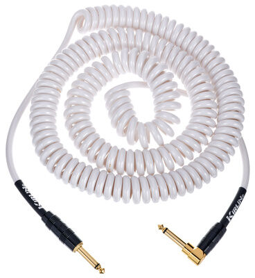 Kirlin Premium Coil Cable 9m White