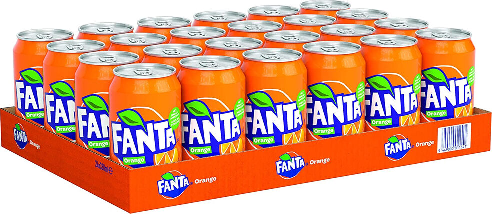 Fanta Orange 330 ml. / tray 24 blikken