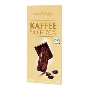 Pure chocolade 70% - met koffie - 100 gram