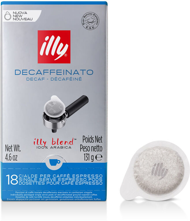 Illy ESE serving pods 'Decaffeinato' 18 stuks