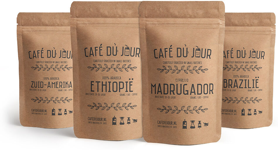 Café du jour bestsellers verse koffie 4 x 1 kilo