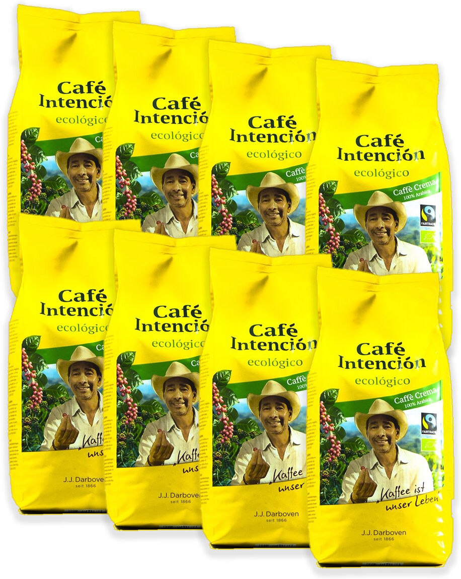 Café Intención Ecológico Caffé Crema Coffee beans 8 x 1KG