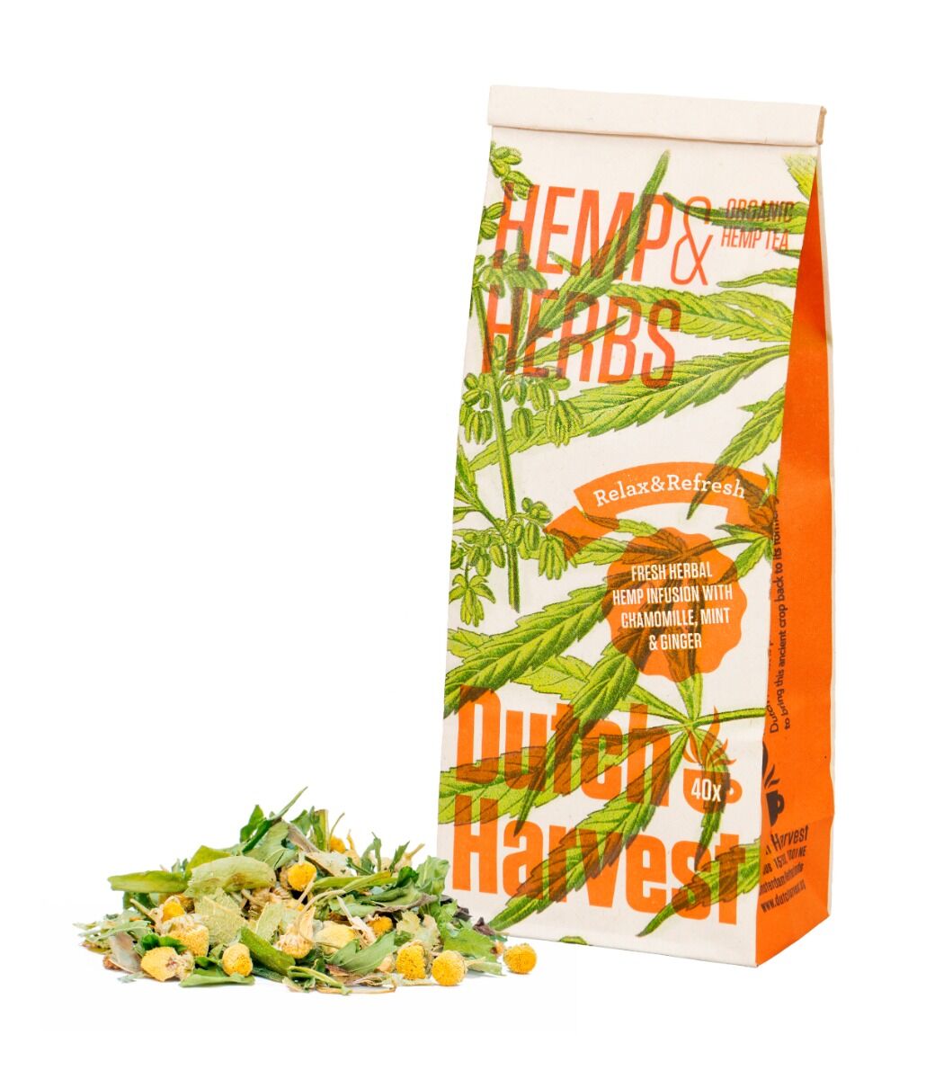 Dutch Harvest Hemp & Herbs - Hennep & Kruidenmix thee 40 gram - Biologisch - Dutch Harvest losse thee