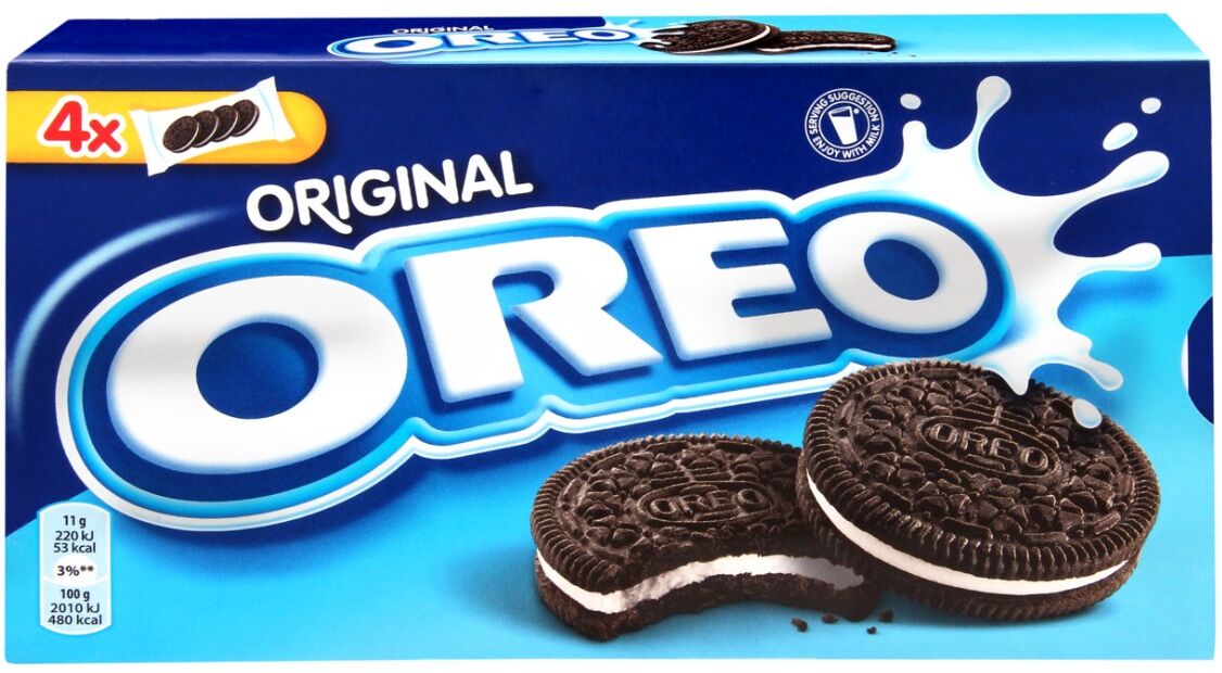 Oreo Original - Cacao koekjes met vanillesmaak crèmevulling - 176 gram