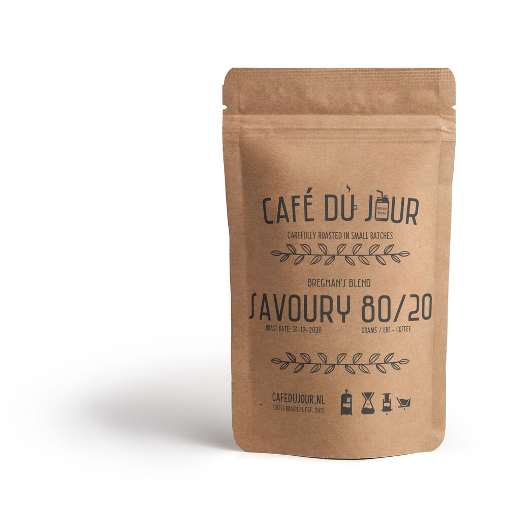 Bregman Koffies Café du Jour Bregman's Blend Savoury 80-20