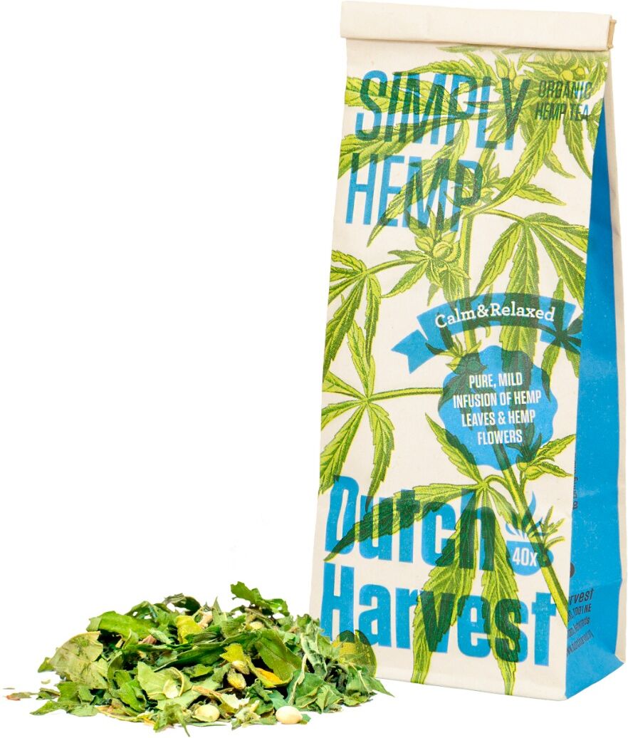 Dutch Harvest Simply Hemp - Pure hennepthee 40 gram - Biologisch - Dutch Harvest losse thee