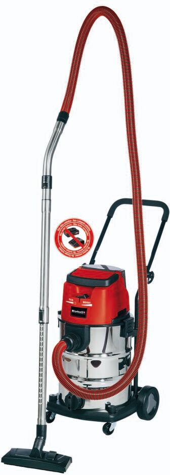 Einhell TE-VC 36/30 Li S-Solo Accu Nat-/Droogzuiger 2 x 18 Volt excl. accu's en lader