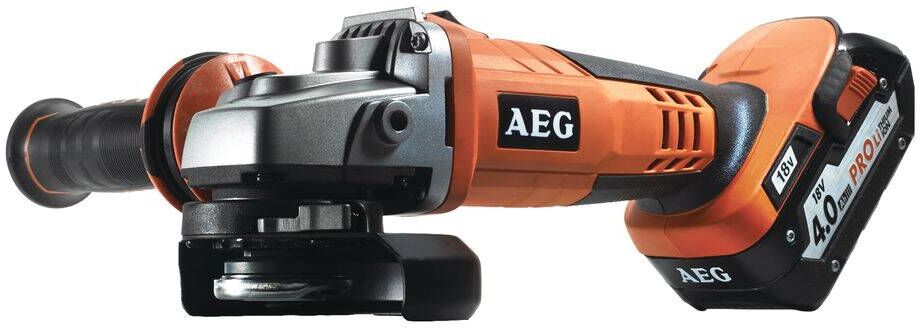 AEG BEWS 18-125X LI/2 Accu haakse Slijper 18V 4,0Ah Li-Ion