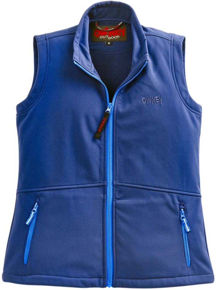 OWNEY Dames Softshell-vest Basic Vest, blauw, Maat: S