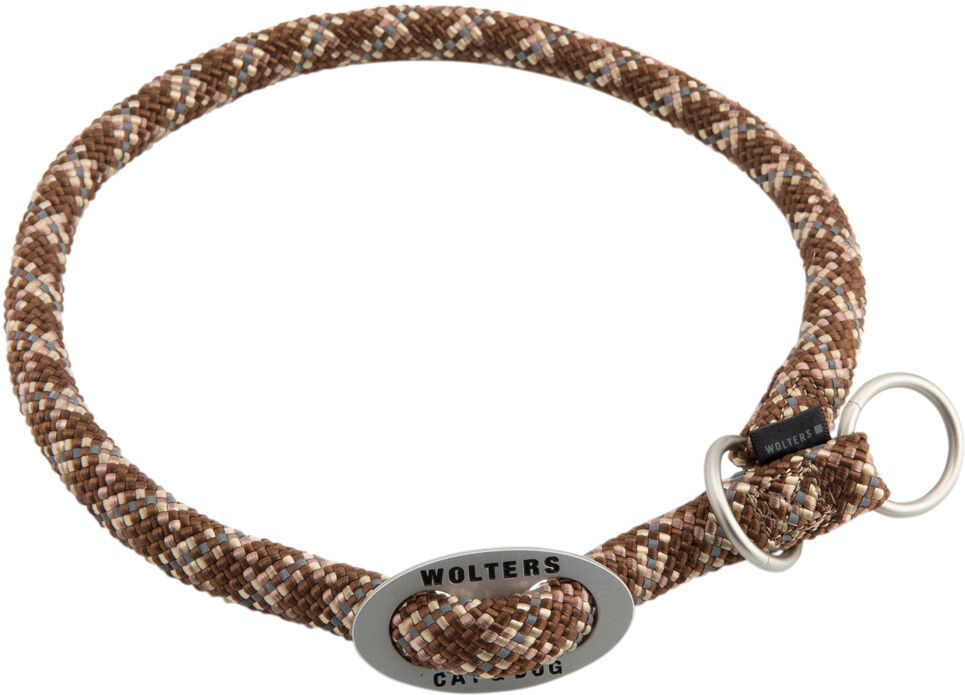 WOLTERS Hondenhalsband Everest, bruin-beige, Maat: 3