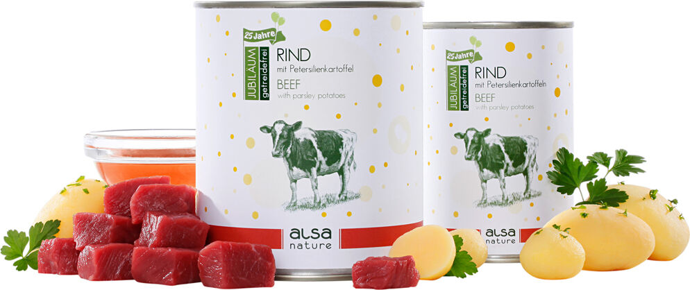 alsa-nature JUBILEUM-EDITIE Rund puur, 6 x 400 g