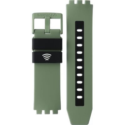 Swatch Plastic - BigBold - SB0/SO27 ASB05G108 SB05G108 Look right through green pay! band Swatch Plastic - BigBold - SB0/SO27 ASB05G108 SB05G108 Look right through green pay! band
