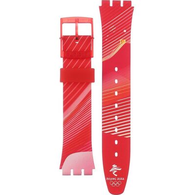 Swatch Plastic - Originals Medium (34mm) /Access/Solar/Musicall/Stop - G/SK/SL/SR/SS/SO28 ASO28Z105 SO28Z105 2022 Olympic Collection - Charm of calligraphy band Swatch Plastic - Originals Medium (34mm) /Access/Solar/Musicall/Stop - G/SK/SL/SR/SS/SO28 ASO28Z105 SO28Z105 2022 Olympic Collection - Charm of calligraphy band