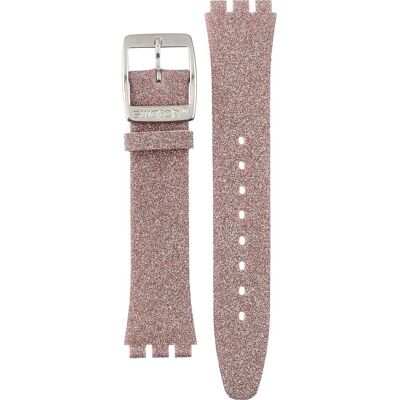 Swatch Irony - Medium - YL AYLS220 YLS220 Rose Sparkle band Swatch Irony - Medium - YL AYLS220 YLS220 Rose Sparkle band