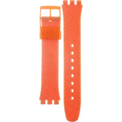 Swatch Plastic - Originals Medium (34mm) /Access/Solar/Musicall/Stop - G/SK/SL/SR/SS/SO28 AGO111 GO111 Deep Orange band Swatch Plastic - Originals Medium (34mm) /Access/Solar/Musicall/Stop - G/SK/SL/SR/SS/SO28 AGO111 GO111 Deep Orange band
