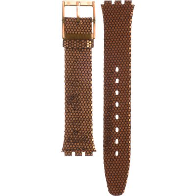 Swatch Plastic - Skin Small 33.7mm - SF/SI/SS08/SS09 ASFC105 SFC105 Hexed Copper band Swatch Plastic - Skin Small 33.7mm - SF/SI/SS08/SS09 ASFC105 SFC105 Hexed Copper band