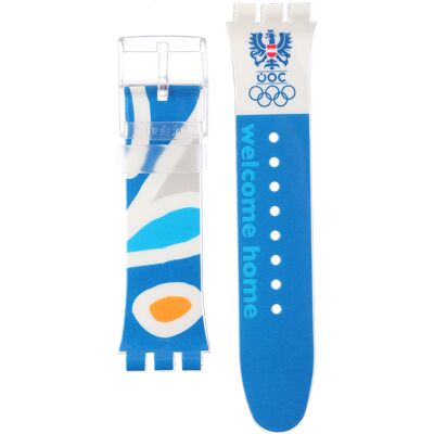 Swatch Plastic - X-Large - SUD ASUDK106AO SUDK106AO NOC Athens 2004 Austria band Swatch Plastic - X-Large - SUD ASUDK106AO SUDK106AO NOC Athens 2004 Austria band