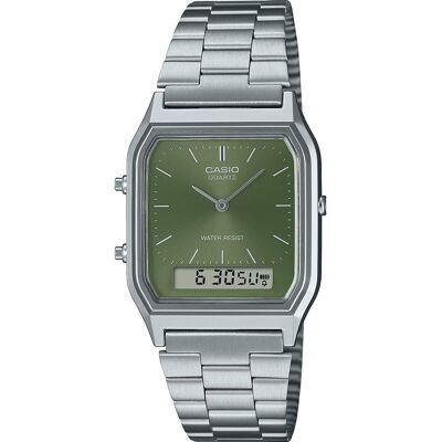 Casio Vintage AQ-230A-3AMQYES Vintage Edgy Horloge Casio Vintage AQ-230A-3AMQYES Vintage Edgy Horloge