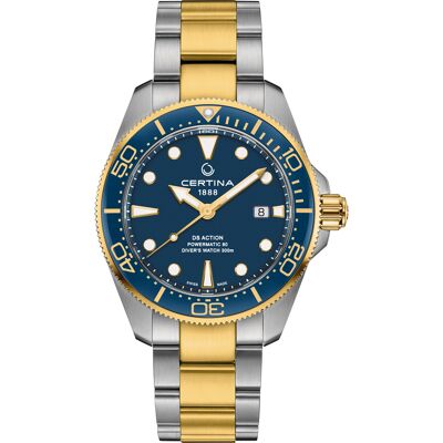 Certina DS Action C0326072204100 DS Action Diver Powermatic 80 Horloge Certina DS Action C0326072204100 DS Action Diver Powermatic 80 Horloge