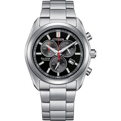 Citizen Super Titanium AT2590-59E Super Titanium Chronograph Horloge Citizen Super Titanium AT2590-59E Super Titanium Chronograph Horloge