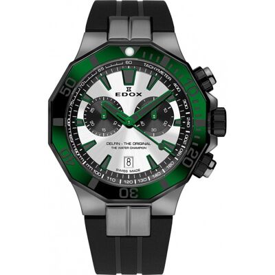 Edox Delfin 10112-37GNVCA-ANV Delfin The Original Horloge Edox Delfin 10112-37GNVCA-ANV Delfin The Original Horloge