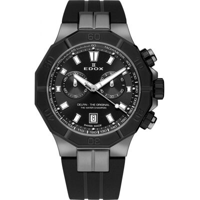 Edox Delfin 10113-37GNCA-NGIN Delfin The Original Horloge Edox Delfin 10113-37GNCA-NGIN Delfin The Original Horloge