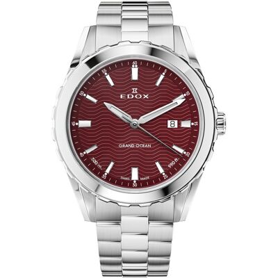 Edox Grand Ocean 53102-3M-ROUIN Horloge Edox Grand Ocean 53102-3M-ROUIN Horloge