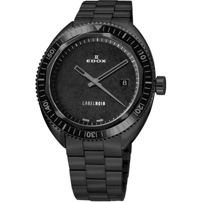 Edox Hydro-Sub 80128-37NLNM-NLN Hydro-Sub EDOX x LABEL NOIR – DIVE INTO BLACK Horloge Edox Hydro-Sub 80128-37NLNM-NLN Hydro-Sub EDOX x LABEL NOIR – DIVE INTO BLACK Horloge