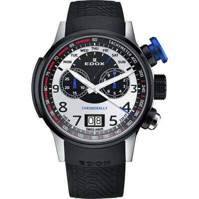 Edox Chronorally 38001-TINNBU-BN Chronorally BMW M Motorsport Horloge Edox Chronorally 38001-TINNBU-BN Chronorally BMW M Motorsport Horloge