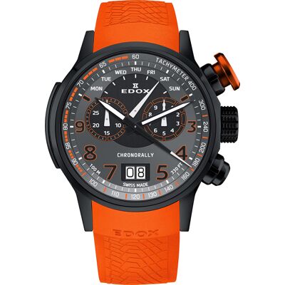 Edox Chronorally 38001-TINNO3-NO3 Chronorally-S Horloge Edox Chronorally 38001-TINNO3-NO3 Chronorally-S Horloge