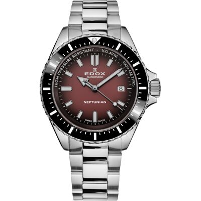 Edox Neptunian 80120-3NM-BRD Neptunian Automatic Horloge Edox Neptunian 80120-3NM-BRD Neptunian Automatic Horloge