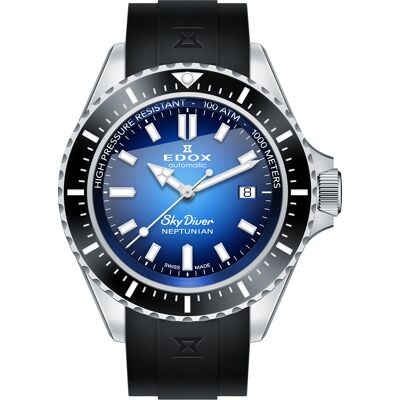 Edox Neptunian 80120-3NCA-BUIDN Skydiver Neptunian Horloge Edox Neptunian 80120-3NCA-BUIDN Skydiver Neptunian Horloge