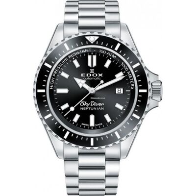 Edox Neptunian 80120-3NM-NIN Skydiver Neptunian Horloge Edox Neptunian 80120-3NM-NIN Skydiver Neptunian Horloge