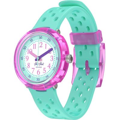 Flik Flak 7+ Power Time FCNP003 Bubbly Hours - Fizz in Mint Horloge Flik Flak 7+ Power Time FCNP003 Bubbly Hours - Fizz in Mint Horloge