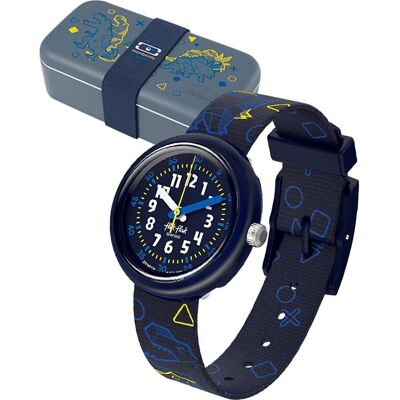 Flik Flak 5+ Power Time FPNP176 Dino Diner Horloge Flik Flak 5+ Power Time FPNP176 Dino Diner Horloge