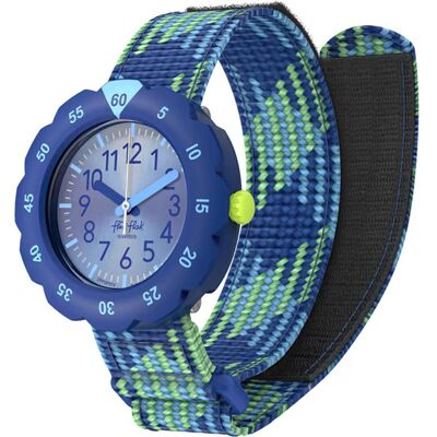 Flik Flak 5+ Power Time FPSP074 Loop in blue Horloge Flik Flak 5+ Power Time FPSP074 Loop in blue Horloge