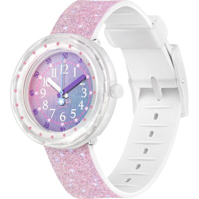 Flik Flak 5+ Power Time FCSP107 Pearlaxus Horloge Flik Flak 5+ Power Time FCSP107 Pearlaxus Horloge