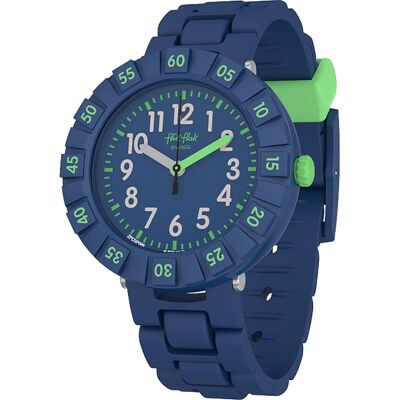 Flik Flak 7+ Power Time FCSP086 Solo Dark Blue Horloge Flik Flak 7+ Power Time FCSP086 Solo Dark Blue Horloge