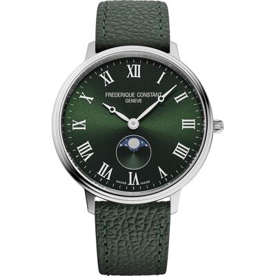 Frederique Constant Classics FC-206RGR3S6 Moneta Moonphase Horloge Frederique Constant Classics FC-206RGR3S6 Moneta Moonphase Horloge