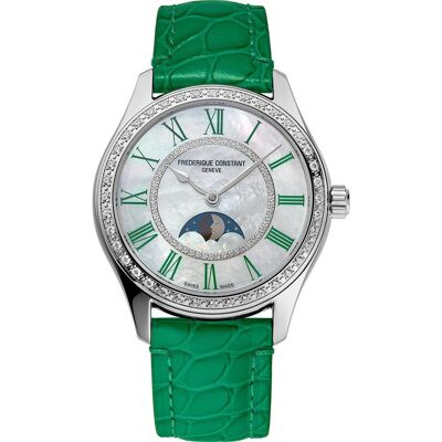 Frederique Constant Classics FC-331MPWGRD3BD6 Elegance Luna Horloge Frederique Constant Classics FC-331MPWGRD3BD6 Elegance Luna Horloge